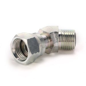2F4 ORFS Male X Female O-Ring Swivel 45° Elbow